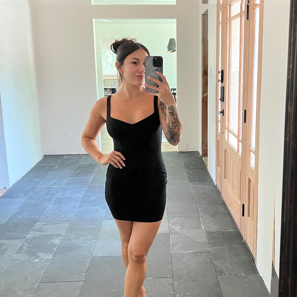 Little black bodycon dress